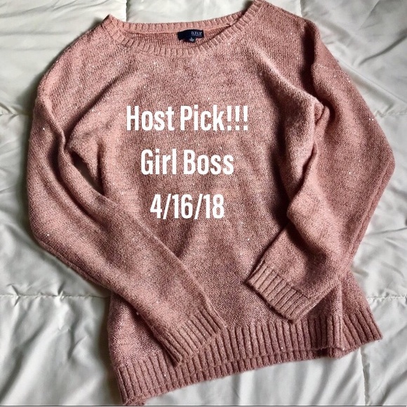 a.n.a Sweaters - a.n.a. | Blush Sequined Sweater